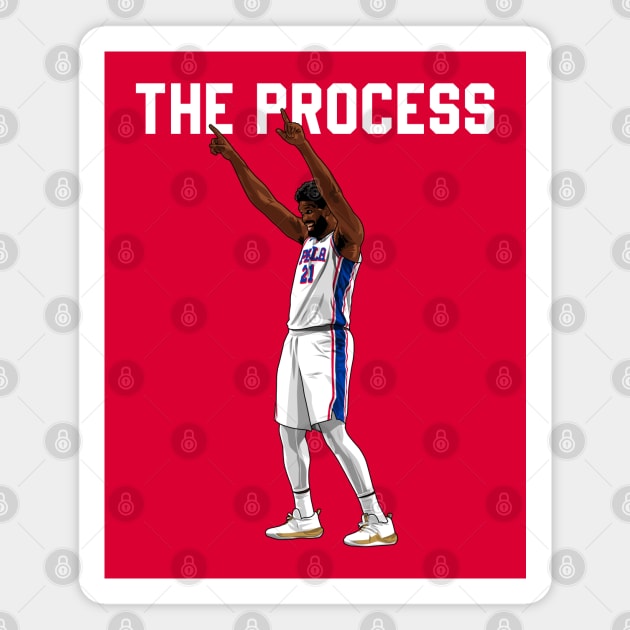 Joel Embiid Magnet by origin illustrations